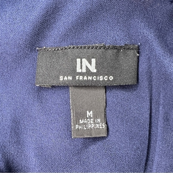 MEDIUM IN SAN FRANCISCO SLEEVELESS DRESS SHEATH GEOMETRIC BOHO PRINT LINED - Picture 10 of 12